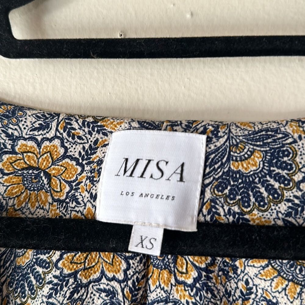 MISA Los Angeles wrap floral dress - Picture 4 of 8